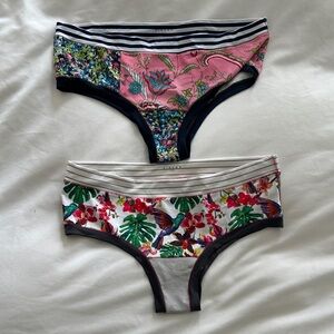 Colorful Patterned Women's Underwear Set Never Worn